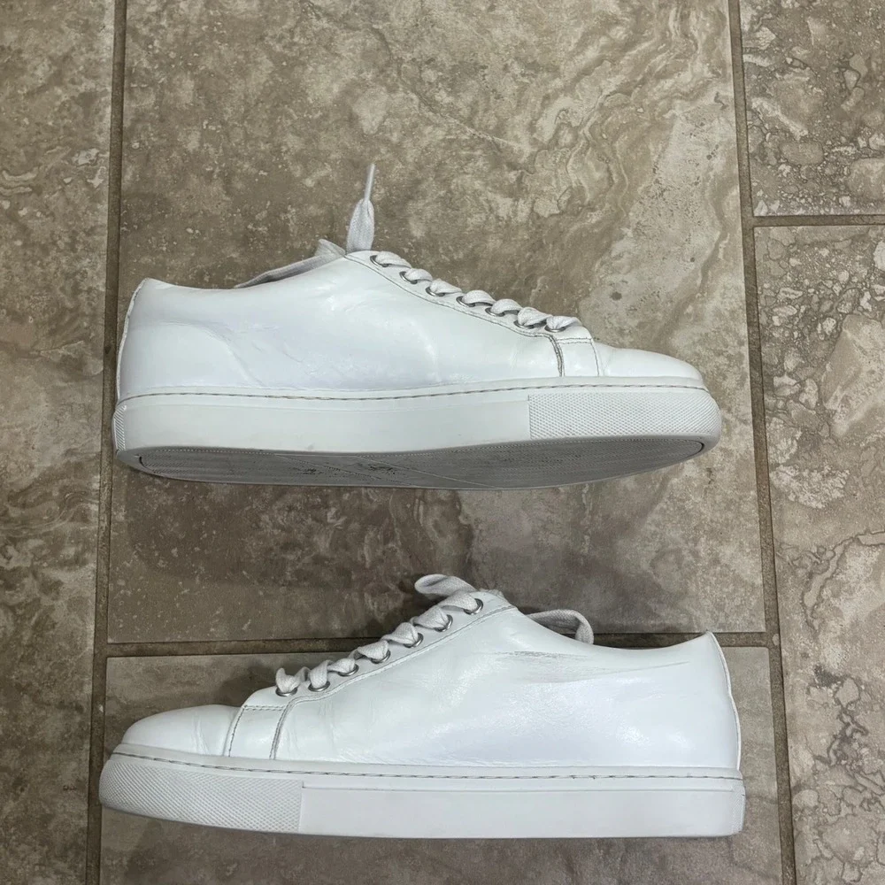 Thursday Boot Company Premier Low Top White Leather Sneakers Womens‎ 7.5